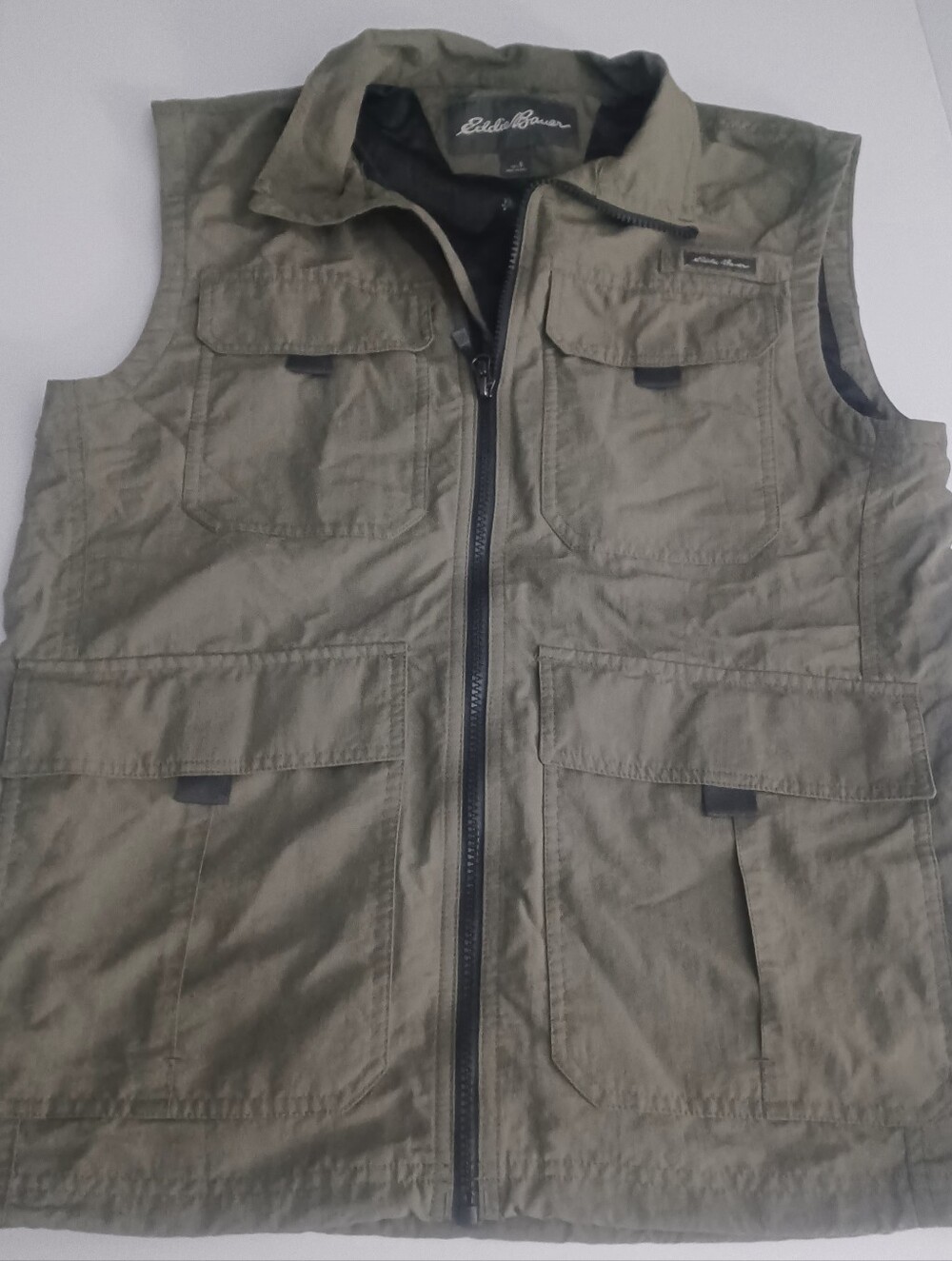 Eddie Bauer Utility Fishing Vest Men's Sz S